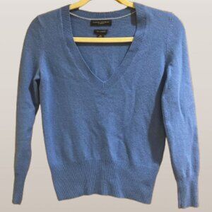 Banana Republic Blue Cashmere Sweater